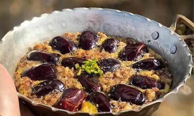 طرز تهیه تمریه خرما(املتی خوشمزه)
