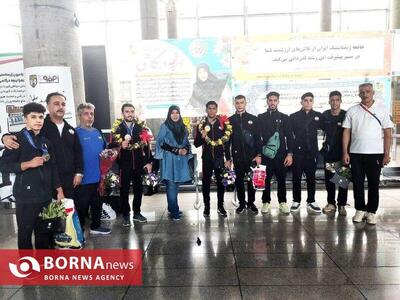 بازگشت ملی‌پوشان ژیمناستیک ایران از قهرمانی آسیا با افتخاری تاریخی