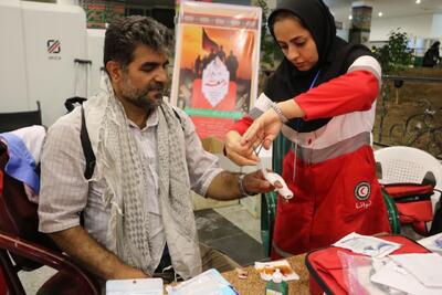 هلال احمر کرمانشاه ۲ مرکز درمانی برای زائران اربعین در خاک عراق دایر می‌کند