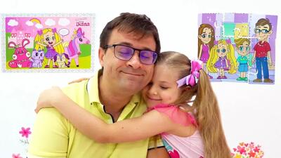 برنامه کودک دیانا و روما چالش کاردستی برای دیانا | کارتون دیاناشو طولانی جدید