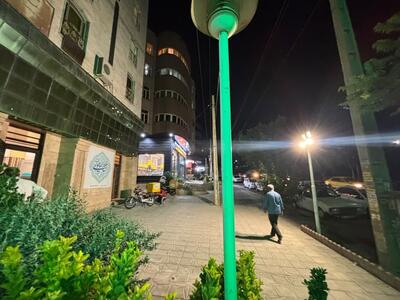 برگزاری مانور شبانه تعدیل روشنایی در شرق کرج