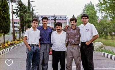 عابدزاده کنار استقلالی‌ها در گیلان/ وقتی ستاره محبوب پرسپولیس، استقلالی بود!+ عکس - پارس فوتبال