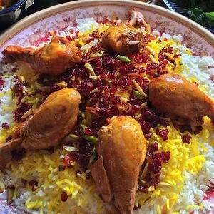 زرشک پلو با مرغ مجلسی رو‌ با این روش درست کن+فیلم - سبک ایده آل