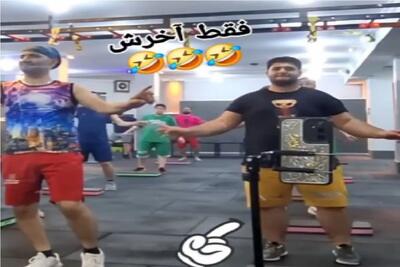 آواز شاد؛ آقایون رفتن باشگاه دامبل بزنن وزن کم کنن جاش یجور میرقصن شاهرخ خان کم میاره