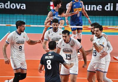 بازیکنان منتخب پیاتزا برای جدال با تیم ملی والیبال برزیل - تسنیم