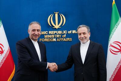 عکس/ دیدار سفیر جدید جمهوری اسلامی ایران در مکزیک با وزیر امور خارجه