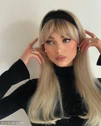 4 مدل استایل مو با هدبند