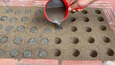 ایده های منحصر به فرد برای کاردستی / نحوه ساخت گلدان با تخم مرغ و سیمان!