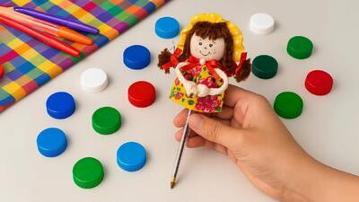 آموزش ساخت خودکار تزئینی با عروسک پارچه ای | ساده ، بامزه و خلاقانه