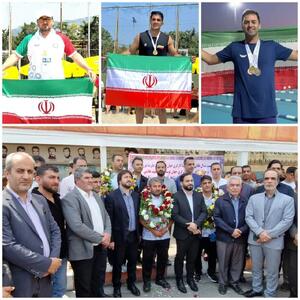 استقبال از قهرمانان کاروان ورزش کارگری ایران در مازندران