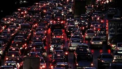 ترافیک سنگین شبانه در راه‌های ورودی مازندران