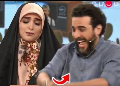 ببینید| خوشحالی و ذوق زیاد محسن کیایی از به گریه انداختن مژده لواسانی | 21 خرداد 1404