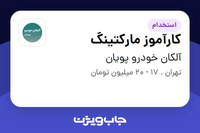 استخدام کارآموز مارکتینگ در آلکان خودرو پویان