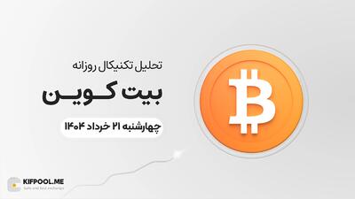 پیش‌بینی قیمت روزانه بیت کوین (BTC) | چهارشنبه ۲۱ خرداد ۱۴۰۴