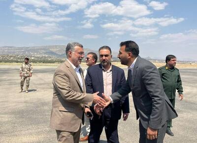 وزیر بهداشت وارد ایلام شد