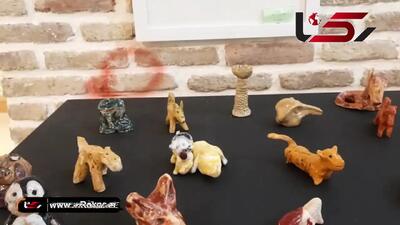 هنر به کمک زخم روان آمد / نمایشگاه آثار هنری بیماران روانپزشکی بیمارستان روزبه + فیلم