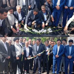 وزیر صمت به مقام شامخ شهدای شهرستان ایوان ادای احترام کرد