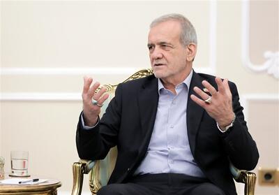 تأکید پزشکیان بر عزم ایران در حمایت از فلسطین - تسنیم