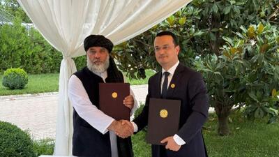 امضای ۲ توافقنامه تجاری میان افغانستان و ازبکستان