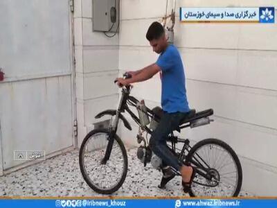 خلاقیت دانش‌آموز خوزستانی با اختراع موتور