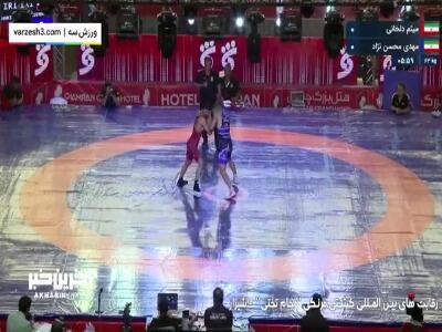 میثم دلخانی قهرمان وزن 63KG جام تختی شد