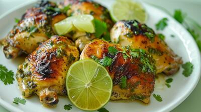 طرز تهیه مرغ گشنیز و آلو با عطر و طعمی بی‌نظیر (فیلم)