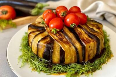 طرز تهیه سالاد بادمجان آذربایجانی