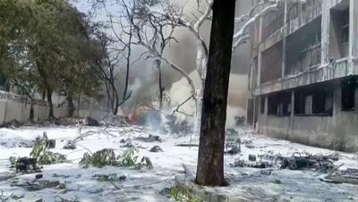کشف ۳۵ جسد در محل سقوط هواپیمای هندی + جزییات جدید از حادثه دلخراش !
