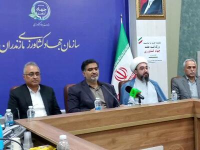 بهره‌برداری از ۶۲ طرح طی هفته جهاد کشاورزی در مازندران/ تأکید بر امنیت غذایی و حمایت از تولیدکنندگان