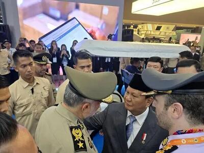 دیدار امیر حیدری با رئیس جمهور و مقامات دفاعی اندونزی