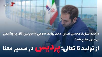 در یادداشتی از محسن امینی مدیر روابط عمومی و امور بین‌الملل پتروشیمی پردیس مطرح شد؛ از تولید تا تعالی؛ پردیس در مسیر معنا