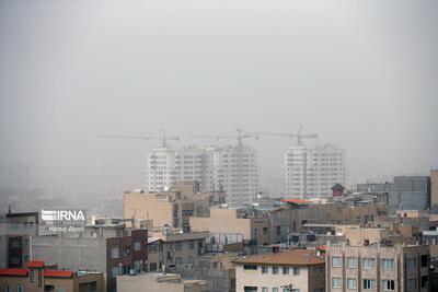 وزش باد شدید و گردوخاک در تهران