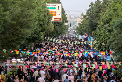 مهمانی ۲ کیلومتری جشن غدیر در پردیس