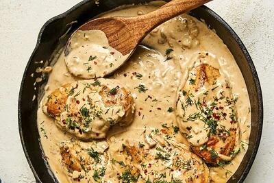 آموزش آشپزی / طرز تهیه خوراک رومانف، یک غذای روسی لذیذ و خوشمزه با مرغ
