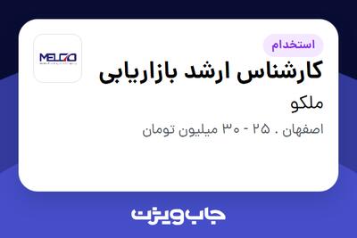 استخدام کارشناس ارشد بازاریابی در ملکو