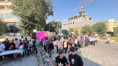 برپایی موکب مضیف حضرت ام‌البنین(س) کرمانشاه به مناسبت عید غدیر