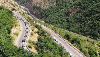 بازگشایی دوطرفه جاده چالوس از ساعت ۱۶
