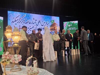 اهدا جهیزیه و جشن ازدواج ۱۱۴ زوج جوان در آستانه عید غدیر