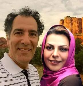 تصویر خانوادگی جدید بهنام تشکر در کنار همسرش آیدا یزدانی