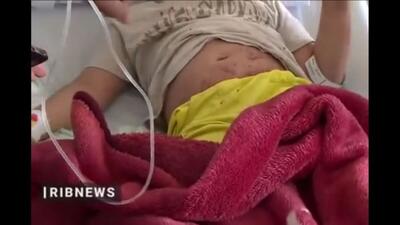 کودکی بی گناهی که مادرش را در حمله اسرائیل از دست داد (فیلم)