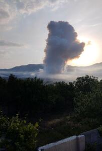 تصویری از حمله اسرائیل به تبریز