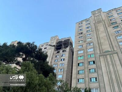 تصاویر؛ حمله اسرائیل در شهرک محلاتی تهران
