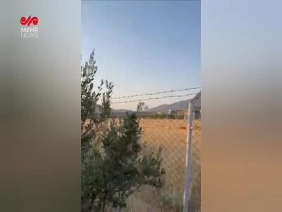 ببینید؛ انفجار در مناطقی در اطراف ایلام
