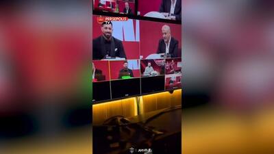 ویدیوی از پشت صحنه تمدید قراداد حسین کنعانی‌زادگان با پرسپولیس