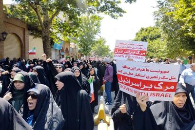 راهپیمایی ضد صهیونیستی مردم قزوین برگزار شد