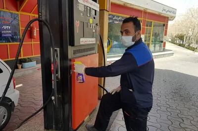 وضعیت کنونی پمپ بنزین خیابان پاسداران/عکس
