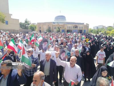 فیلم| فریاد «مرگ بر اسرائیل» در ایلام طنین انداز شد