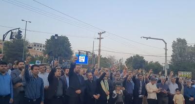 فریاد انتقام از رژیم جنایتکار اسراییل در اجتماع غدیریون شهرکرد طنین‌انداز شد