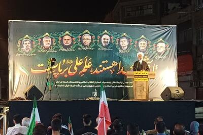 امام جمعه موقت اهواز: انتقام شهدا، ویرانی کامل تل‌آویو است