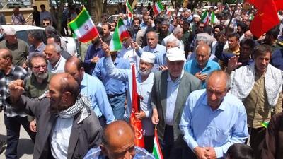 فیلم| راهپیمایی خشم و انزجار مردم گچساران علیه رژیم صهیونیستی